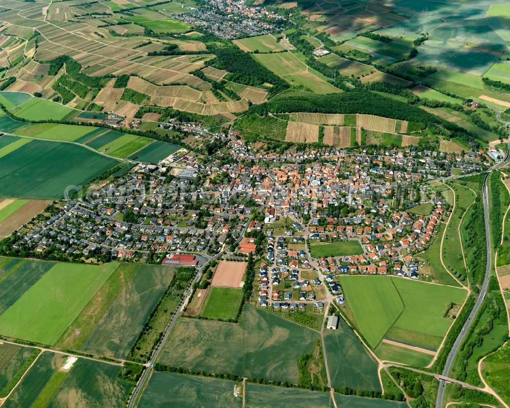 Aerial photograph Roxheim - View at Roxheim in Rhineland-Palatinate