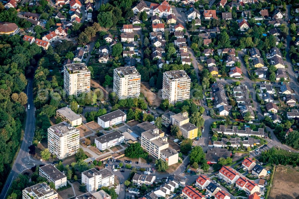 Aerial photograph Umkirch - Town View of the streets and houses of the residential areas in Umkirch in the state Baden-Wurttemberg, Germany