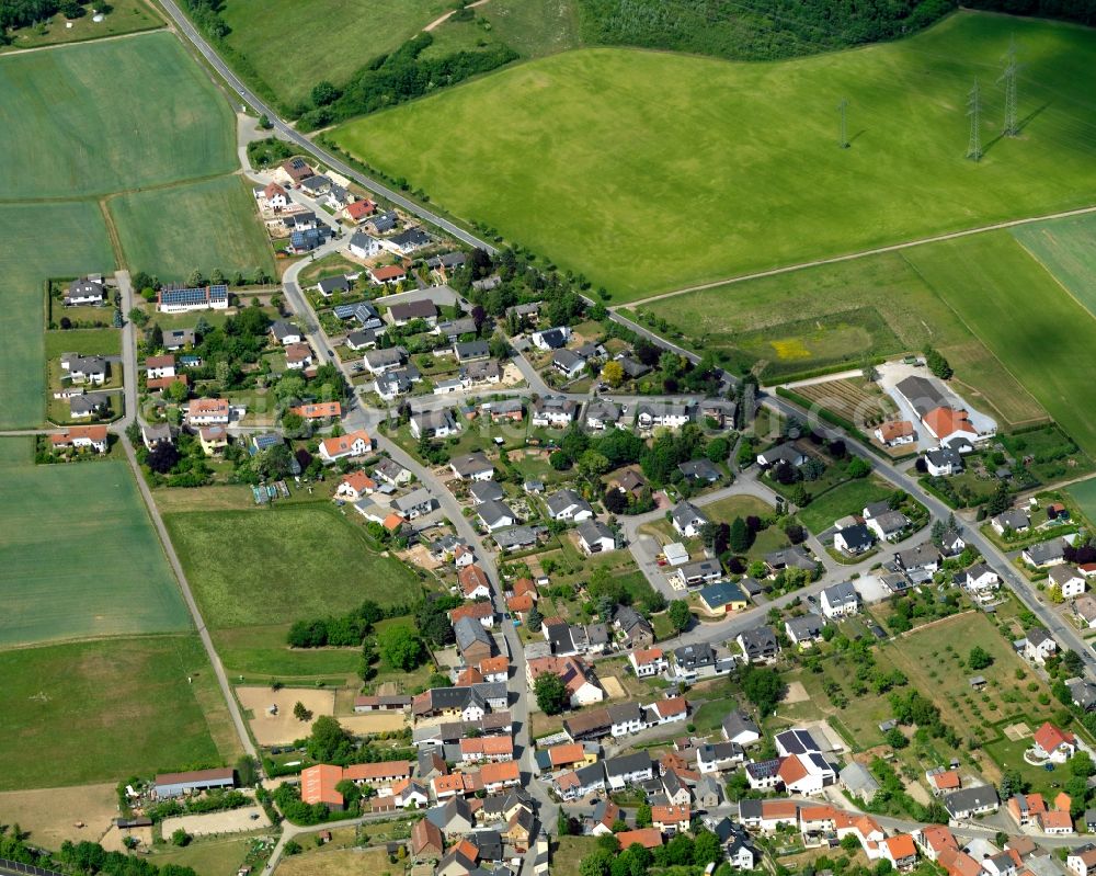 Warmsroth from the bird's eye view: District view of Warmsroth in the state Rhineland-Palatinate