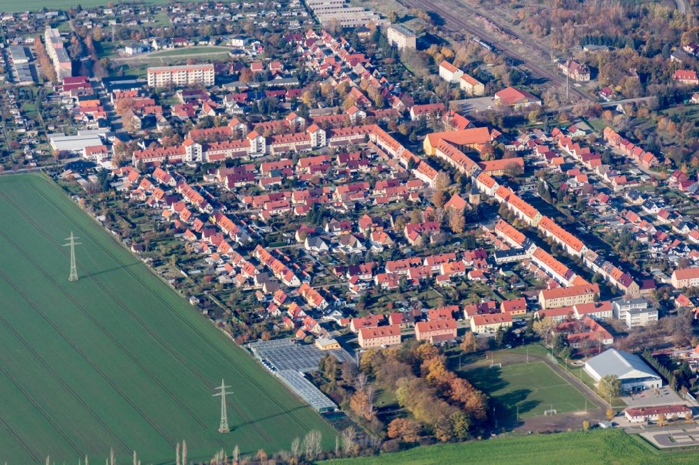 Aerial image Seeland - Village of Seeland in the state Saxony-Anhalt, Germany