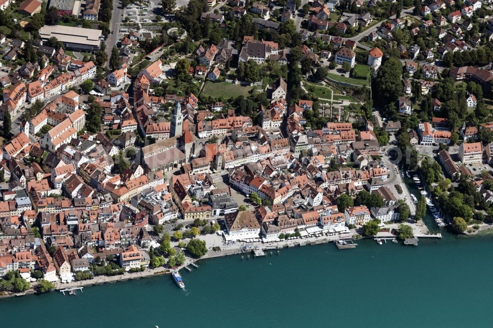 Aerial photograph Überlingen - Village on the banks of the area Lake Constance in Ueberlingen in the state Baden-Wuerttemberg, Germany