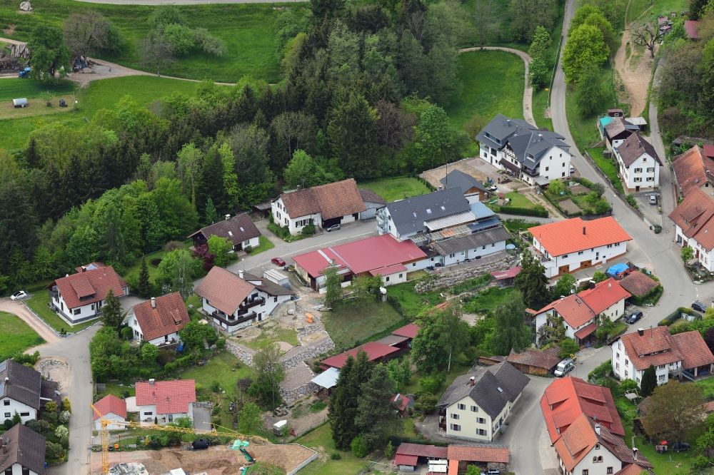 Hasel from above - Village view in Hasel in the state Baden-Wurttemberg, Germany
