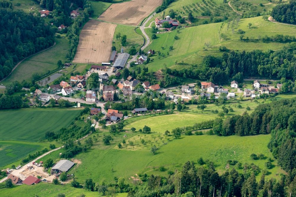 Freiamt from the bird's eye view: The district Keppenbach in Freiamt in the state Baden-Wuerttemberg, Germany
