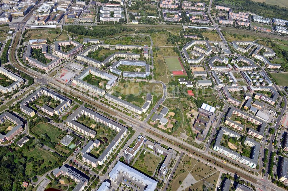 Aerial photograph Berlin OT Hellersdorf - District view of Hellersdorf in Berlin