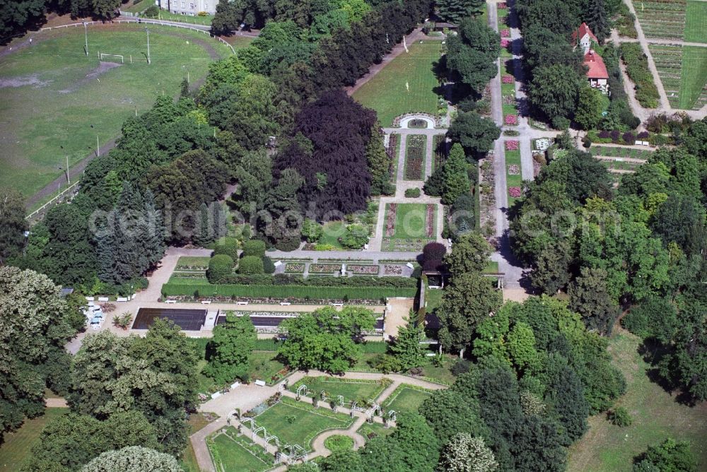 Forst From Above View Of The East German Rose Garden The Garden