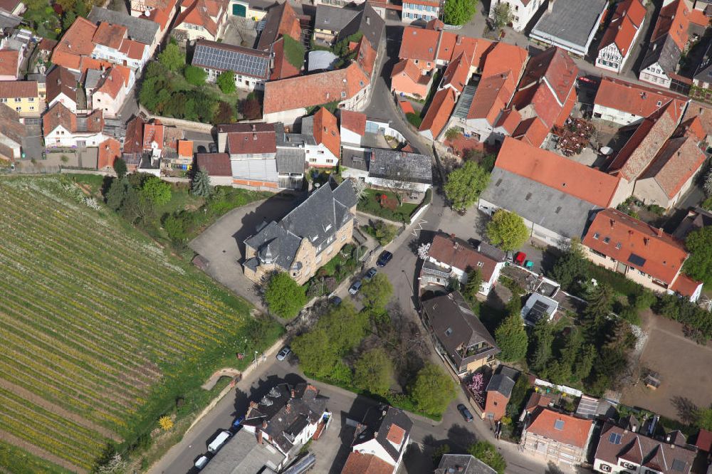 Aerial image OSTHOFEN - Osthofen in Rhineland-Palatinate Alzey-Worms