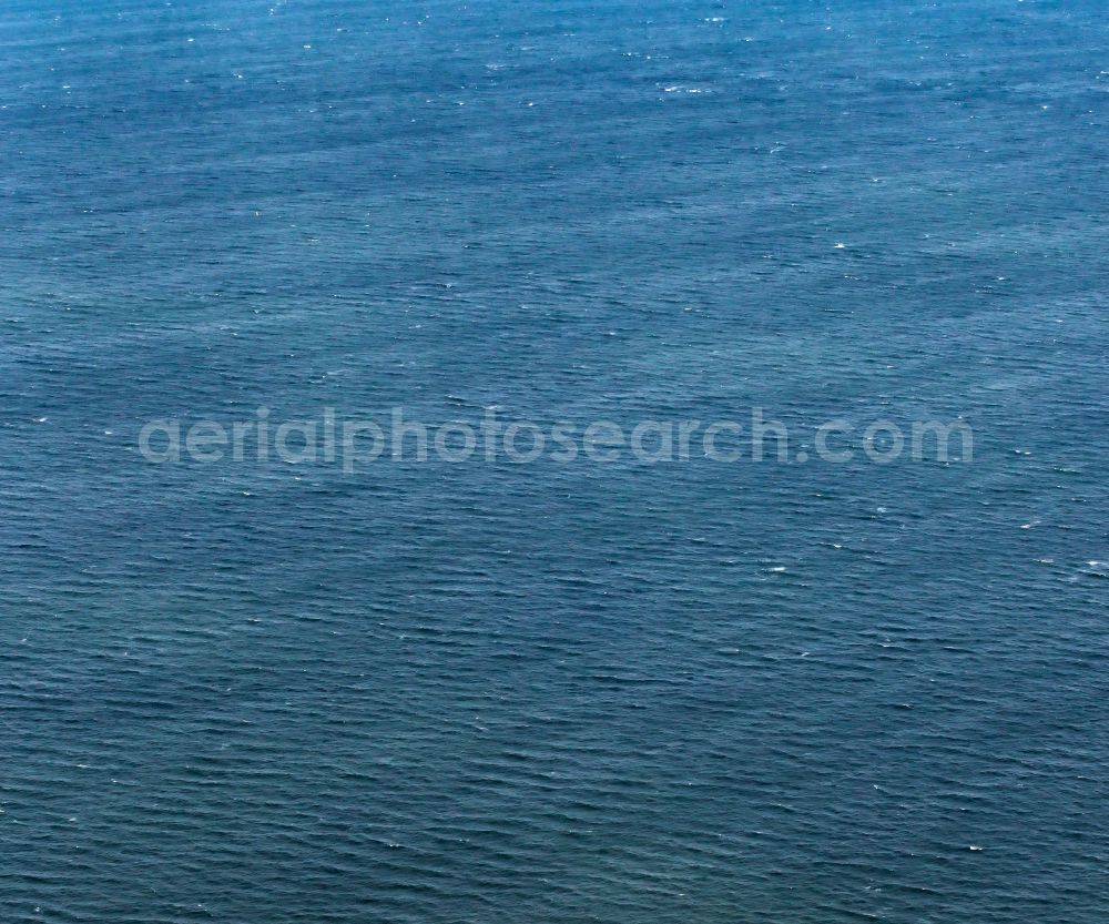 Aerial image Strande - Baltic sea sea water surface east of Buelk in Strande in the state Schleswig-Holstein, Germany