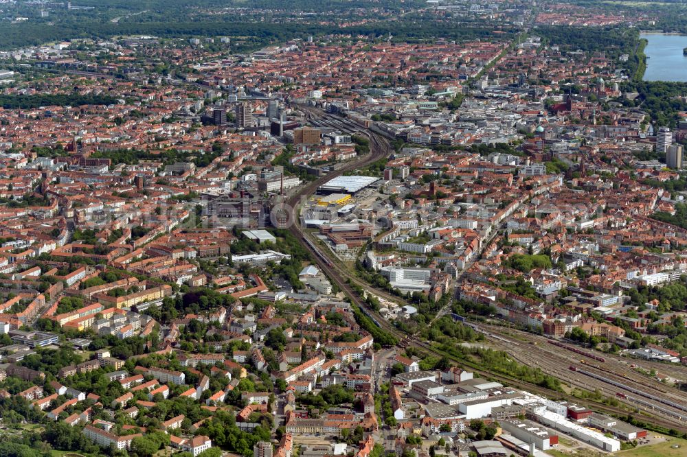 Aerial photograph Hannover - Est Town in Hannover in the state Lower Saxony, Germany