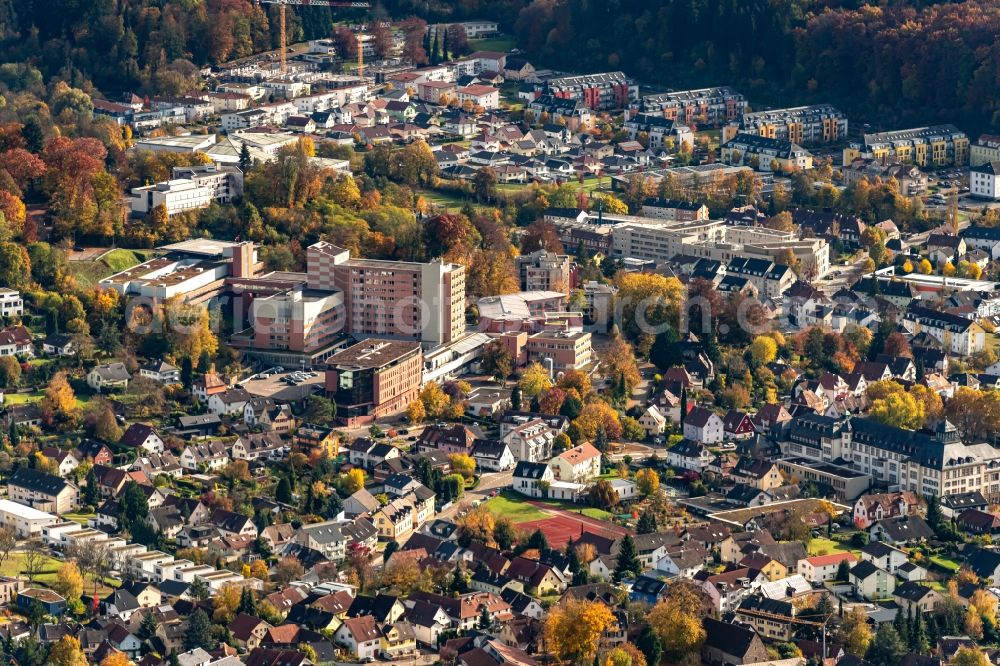 Aerial photograph Lahr/Schwarzwald - Churches building the chapel Sankta Maria Lahr in Lahr/Schwarzwald in the state Baden-Wurttemberg, Germany
