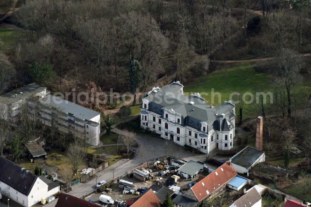 Aerial photograph Magdeburg - Palace im Amtsgarten in the district Ottersleben in Magdeburg in the state Saxony-Anhalt