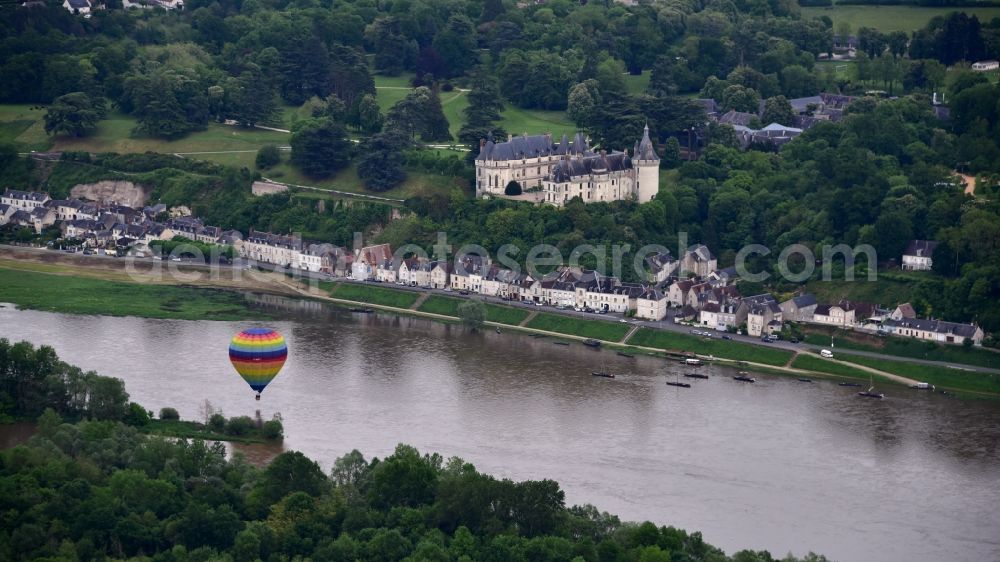 Aerial photograph Chaumont-sur-Loire - Palace in Chaumont-sur-Loire in Centre-Val de Loire, France