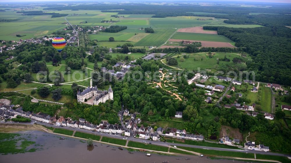 Aerial photograph Chaumont-sur-Loire - Palace in Chaumont-sur-Loire in Centre-Val de Loire, France