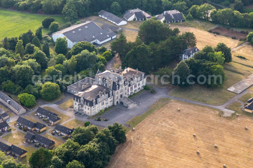 Loctudy from above - Palace Le Domaine de Loctudy in Loctudy in Brittany, France