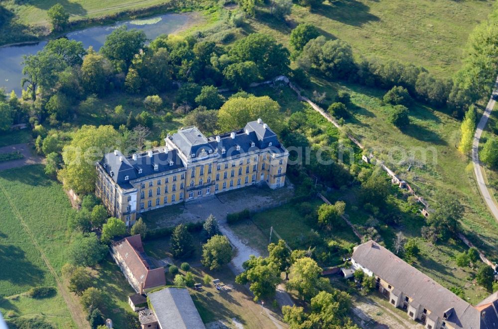 Aerial image Dornburg - Palace in Dornburg in the state Saxony-Anhalt, Germany