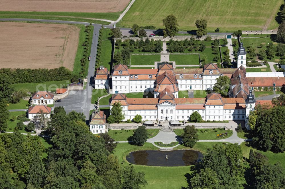 Aerial image Eichenzell - Palace Fasanerie in Eichenzell in the state Hesse