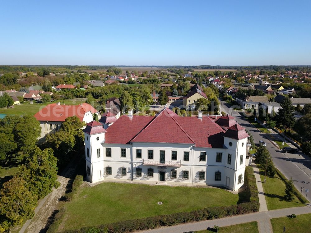Aerial image Hajos - Palace in Hajos in Bacs-Kiskun, Hungary
