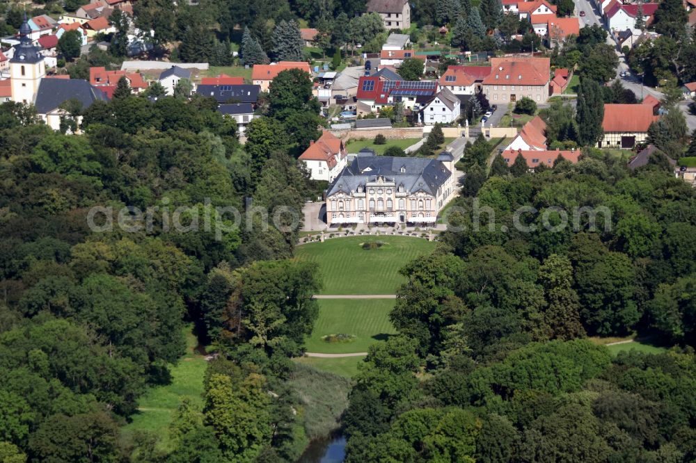 Molsdorf from above - Palace in Molsdorf in the state Thuringia, Germany