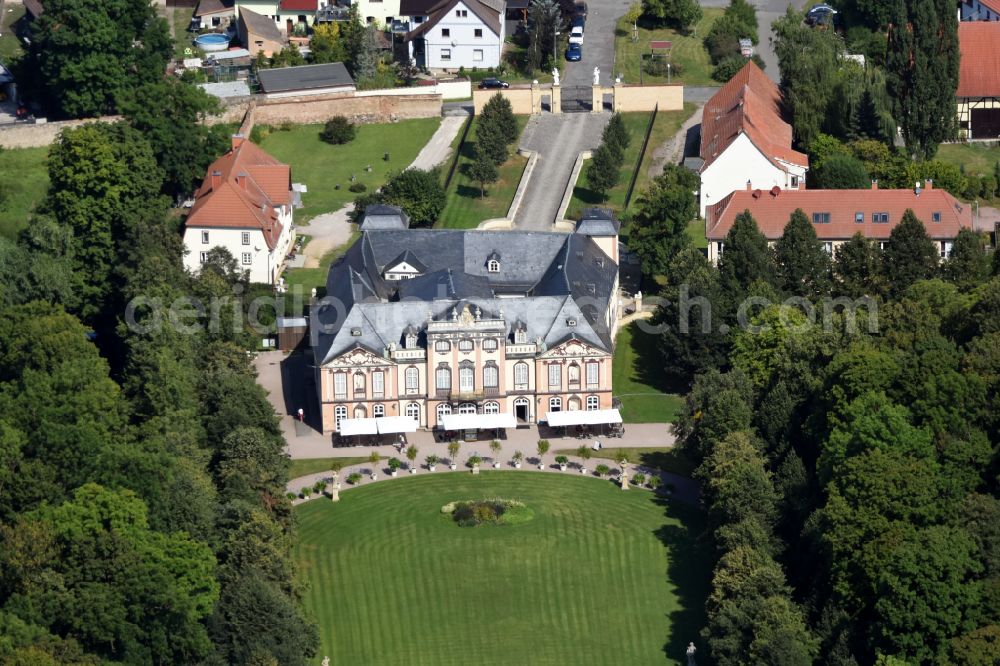 Molsdorf from the bird's eye view: Palace in Molsdorf in the state Thuringia, Germany