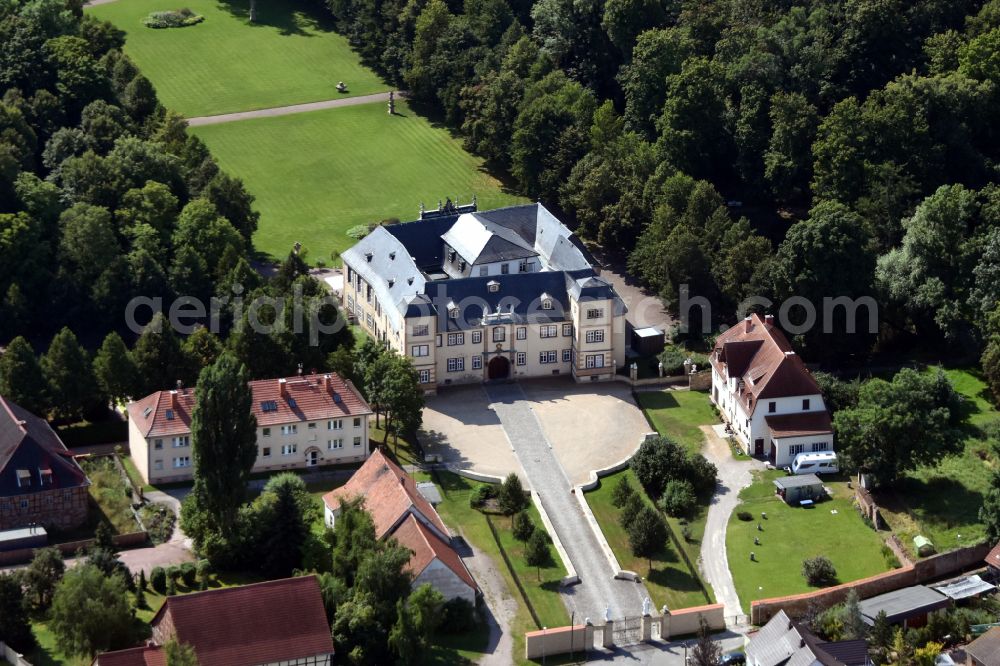 Aerial image Molsdorf - Palace in Molsdorf in the state Thuringia, Germany