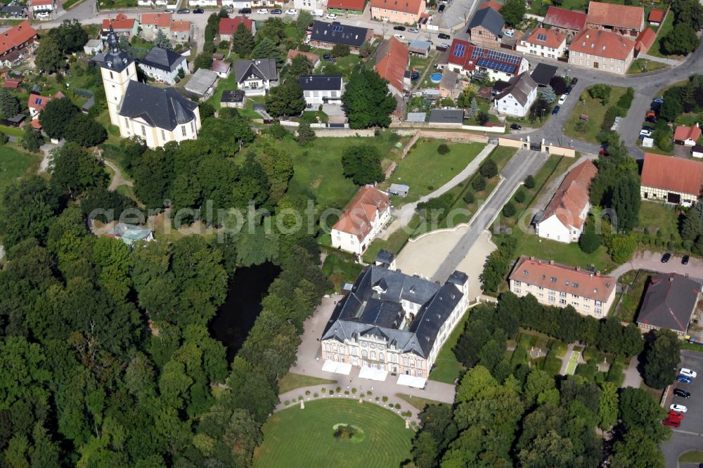Aerial photograph Molsdorf - Palace in Molsdorf in the state Thuringia, Germany