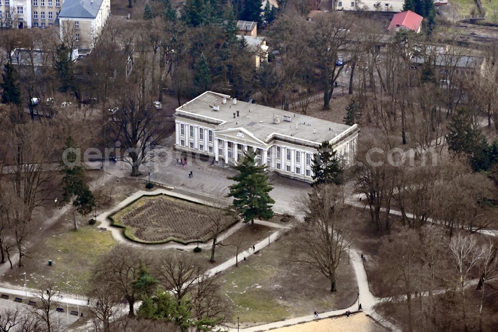 Aerial image Wolsztyn - Wollstein - Palace Palac Wolsztyn in Wolsztyn - Wollstein in Wielkopolskie, Poland