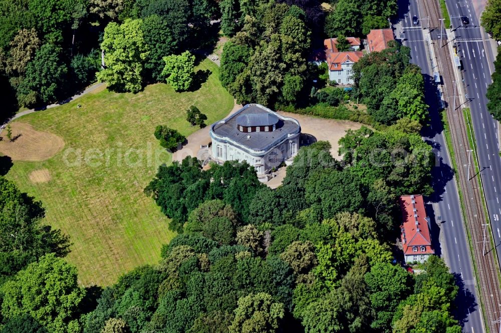 Aerial photograph Braunschweig - Palace Richmond in Brunswick in the state Lower Saxony, Germany