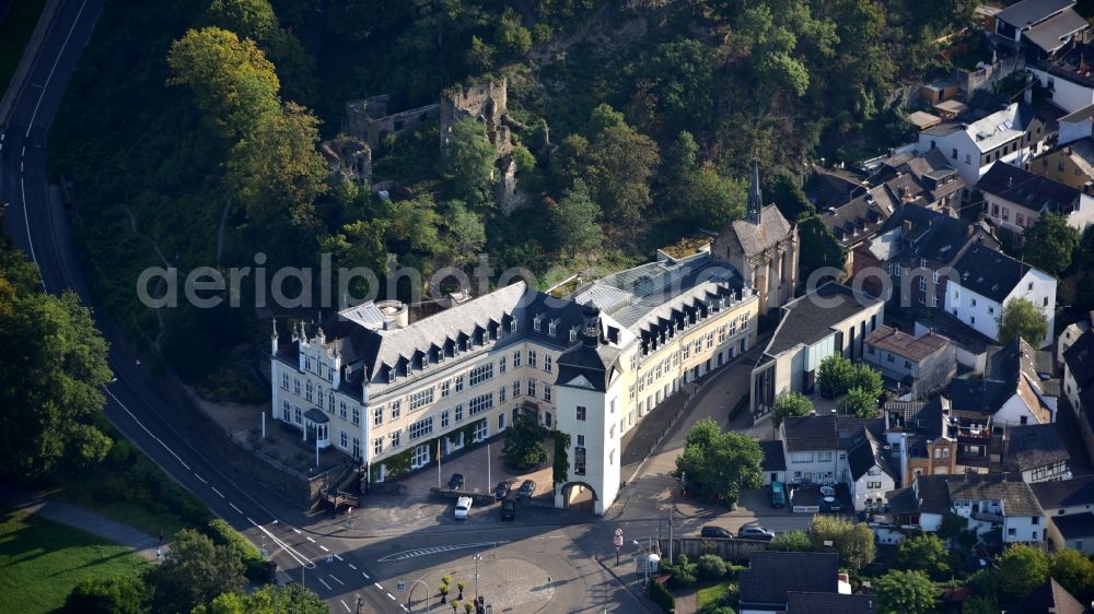 Aerial image Bendorf - Palace Sayn in Bendorf in the state Rhineland-Palatinate, Germany