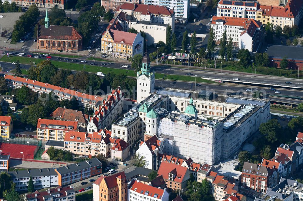 Aerial photograph Szczecin - Stettin - Palace Stettiner Schloss in Szczecin in West Pomeranian, Poland