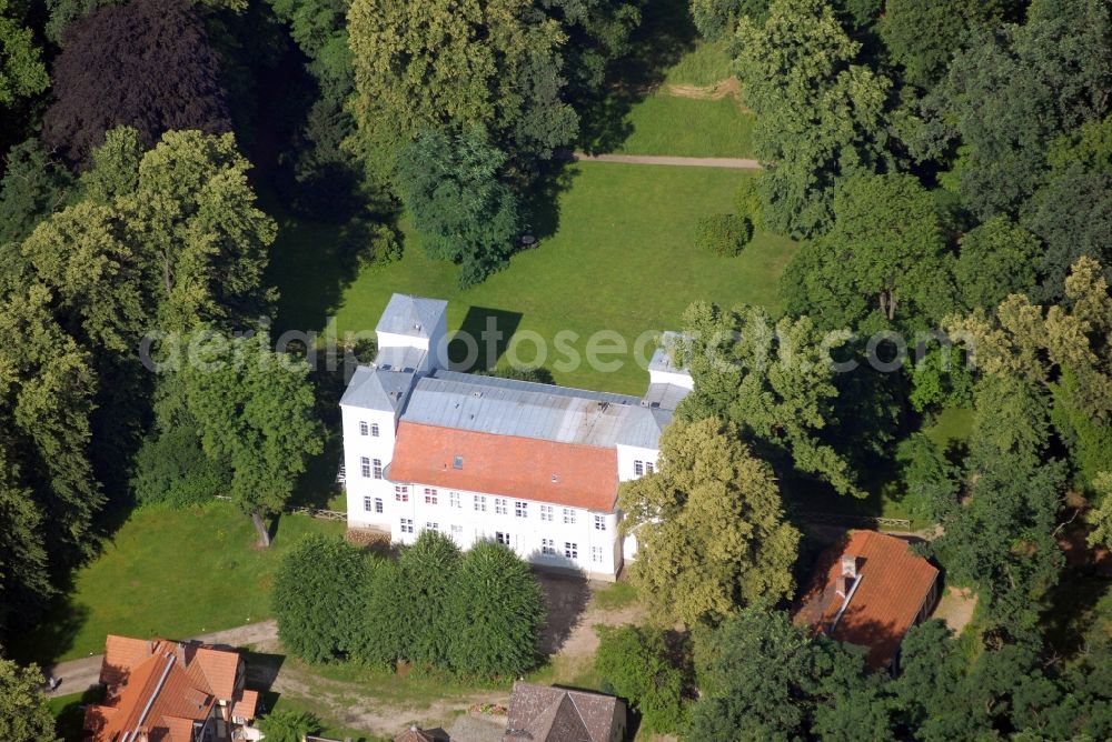 Aerial photograph Berlin - Palace Tegel (auch Humboldt-Schloss) on Adelheidallee in the district Reinickendorf in Berlin, Germany