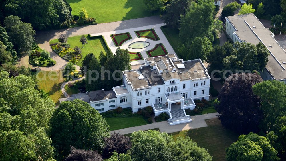 Aerial image Bonn - Palace Villa Hammerschmidt on Adenauerallee in the district Gronau in Bonn in the state North Rhine-Westphalia, Germany