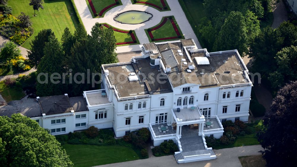 Aerial photograph Bonn - Palace Villa Hammerschmidt on Adenauerallee in the district Gronau in Bonn in the state North Rhine-Westphalia, Germany