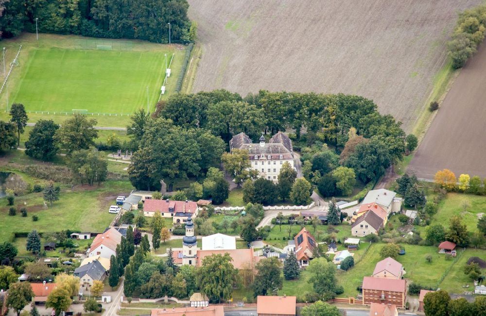 Aerial photograph Kemberg - Palace Wartenburg in Kemberg in the state Saxony-Anhalt, Germany