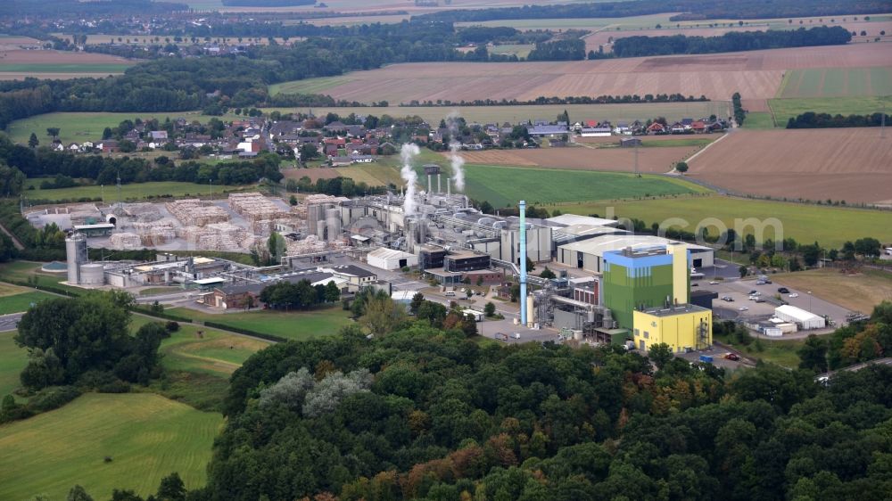 Aerial image Zülpich - Paper mill in Zuelpich in the state North Rhine-Westphalia, Germany