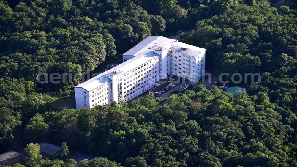 Aerial image Quedlinburg - Paracelsus Harz Clinic Bad Suderode in Quedlinburg in the state Saxony-Anhalt, Germany