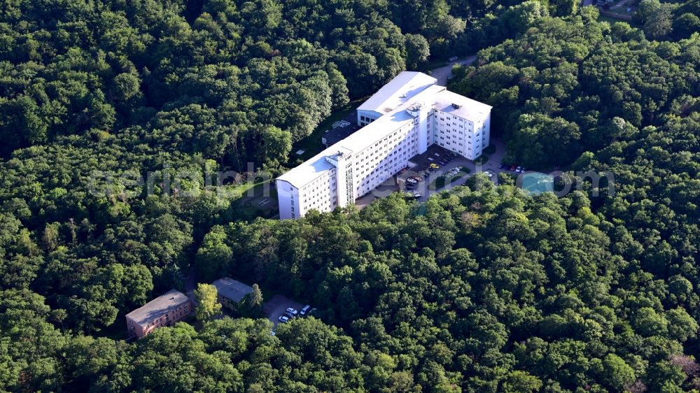 Aerial photograph Quedlinburg - Paracelsus Harz Clinic Bad Suderode in Quedlinburg in the state Saxony-Anhalt, Germany