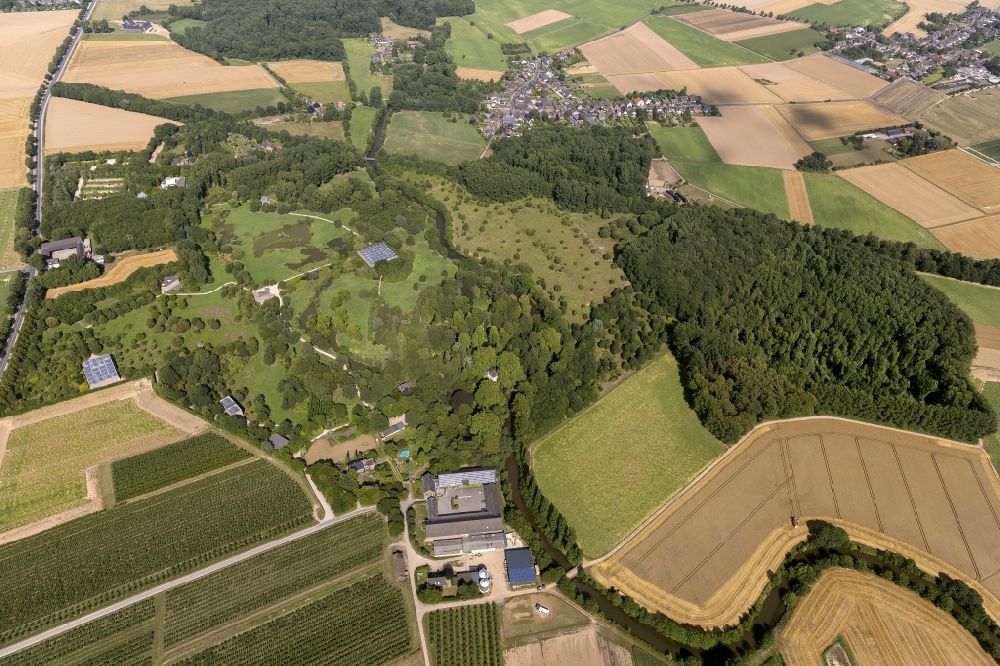 Neuss Holzheim from the bird's eye view: Park site of the Museum Hombroich near Neuss, North Rhine-Westphalia