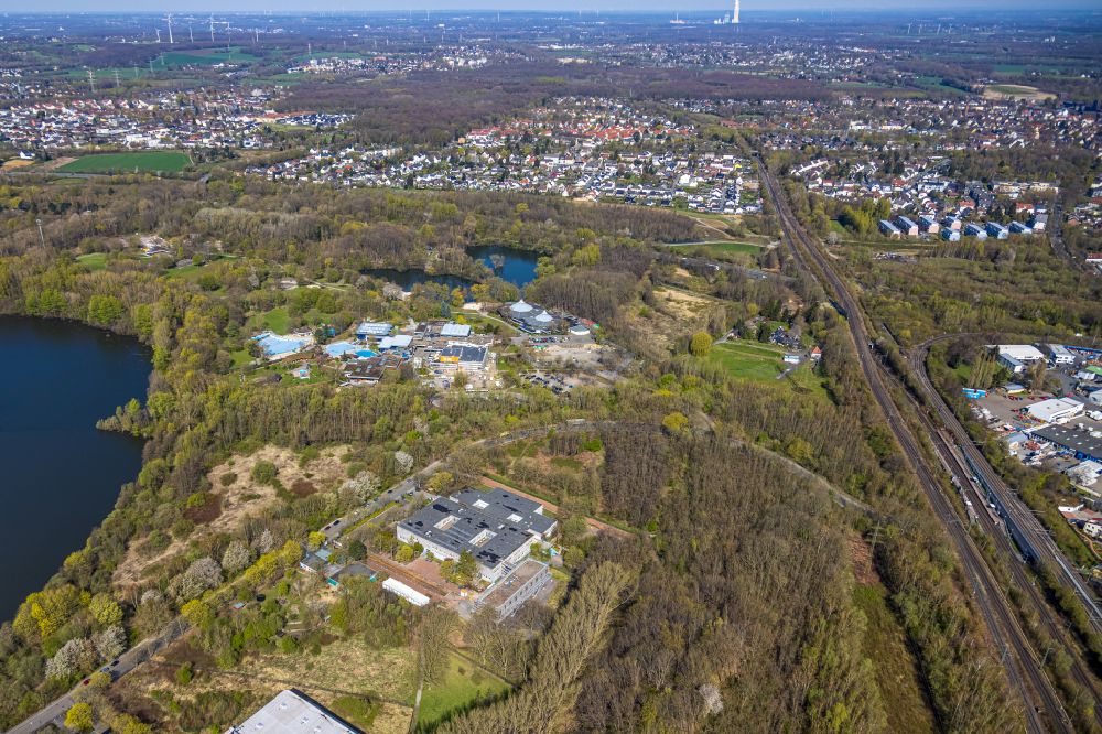 Aerial photograph Dortmund - Park of Revierpark Wischlingen in Dortmund in the state North Rhine-Westphalia