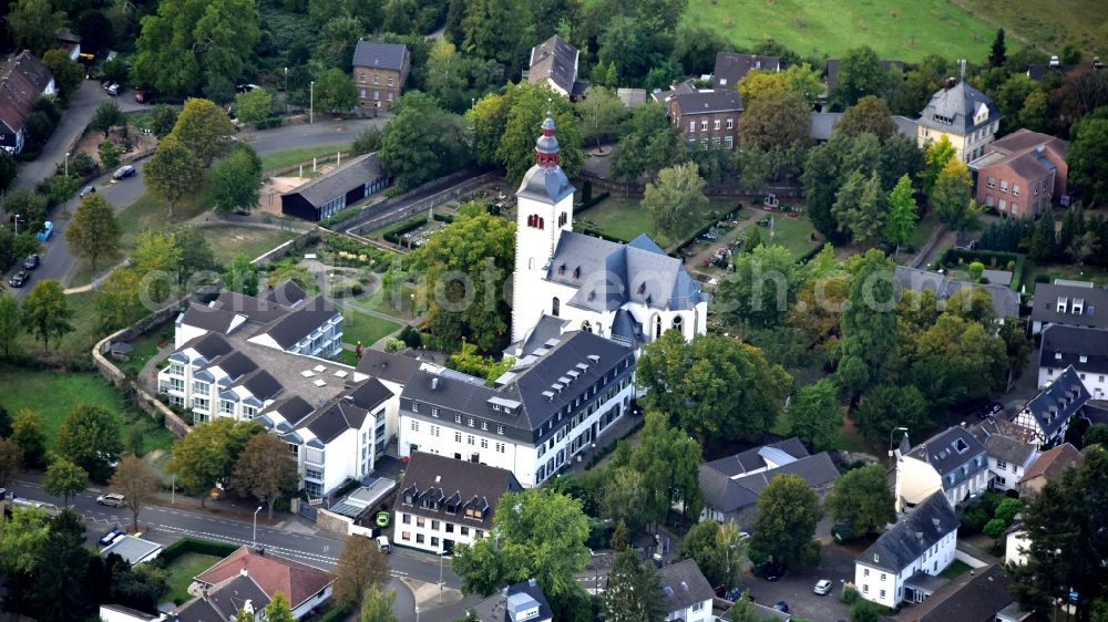 Bonn from the bird's eye view: Parish Church of St. Peter in Vilich in the state North Rhine-Westphalia, Germany