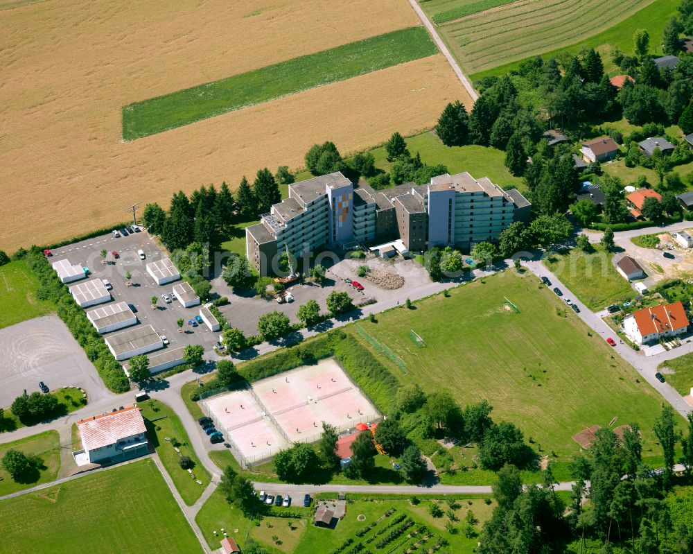Aerial image Wachendorf - Residential area of industrially manufactured settlement in Wachendorf in the state Baden-Wuerttemberg, Germany