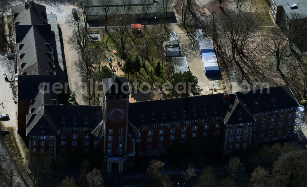 Aerial image Potsdam - View of the former parliament of Brandenburg in Potsdam