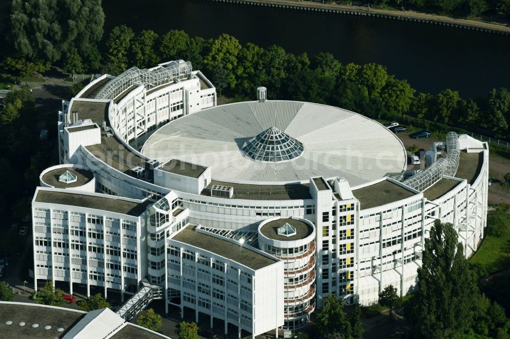 Berlin from above - The production-related center / centre and a construction area at the institute for machine tools and factory of the University of Technology