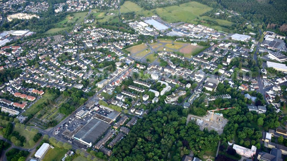 Bonn from above - Puetzchen-Bechlinghoven in the state North Rhine-Westphalia, Germany