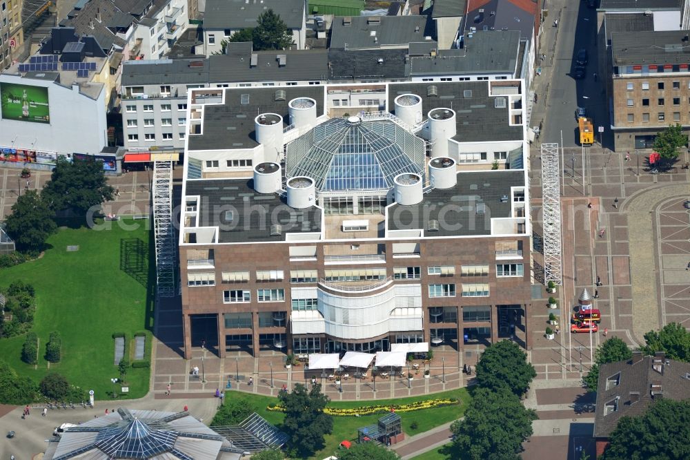 Dortmund from above - View of the town hall Dortmund in the state North Rhine-Westphalia