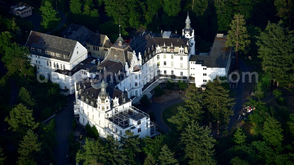 Aerial photograph Bad Honnef - Rehabilitation center for disabled Hohenhonnef in Bad Honnef in the state of North Rhine-Westphalia