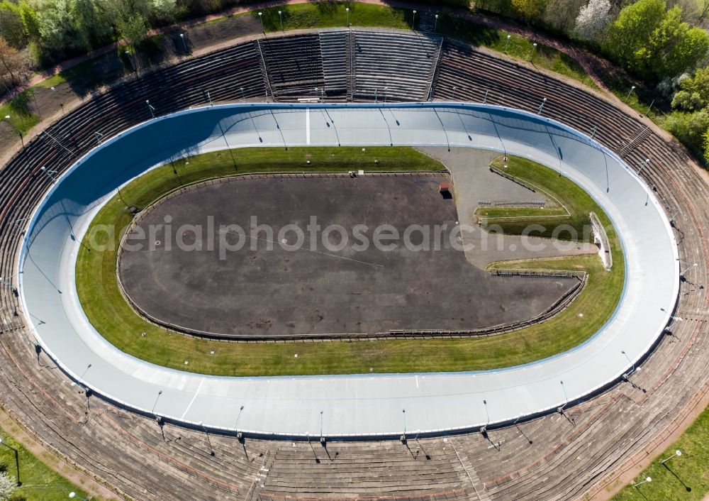 Aerial image Chemnitz - Racetrack racecourse in Chemnitz in the state Saxony
