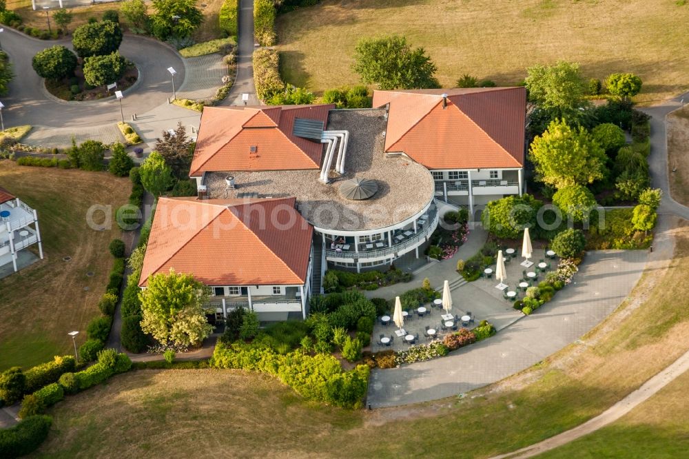 Aerial image Soufflenheim - Restaurant at Golf club Soufflenheim Baden-Baden in Soufflenheim in Grand Est, France