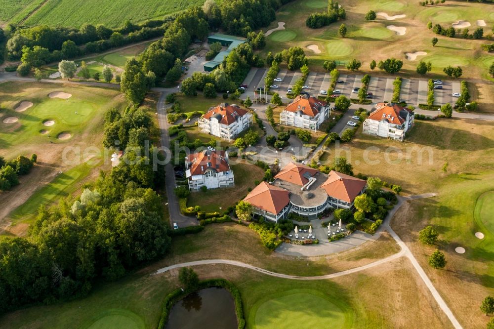 Aerial photograph Soufflenheim - Restaurant at Golf club Soufflenheim Baden-Baden in Soufflenheim in Grand Est, France