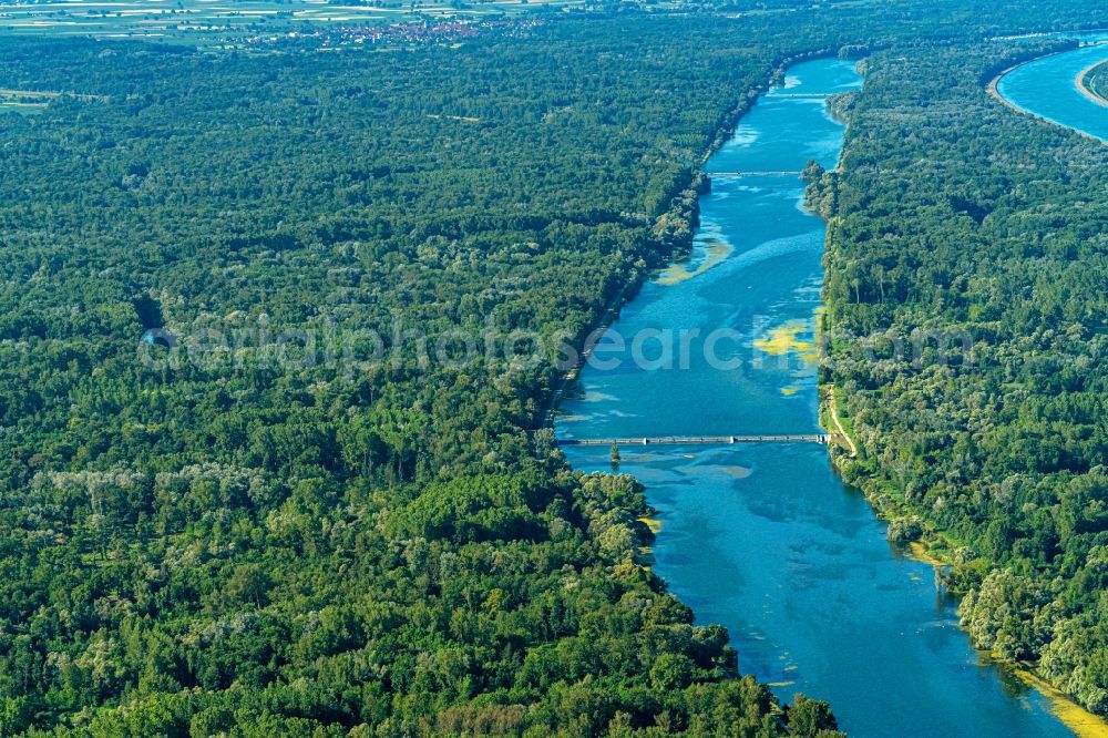 Aerial image Rhinau - Islein Rhinau in Grand Est, France