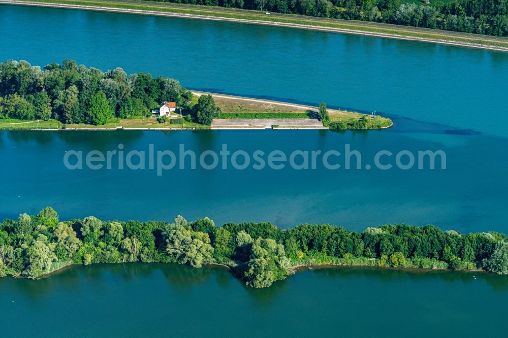 Aerial photograph Rhinau - Islein Rhinau in Grand Est, France