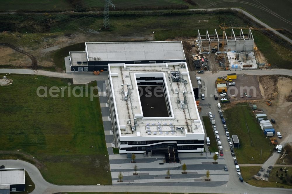 Aerial image Schenefeld - X-ray laser- Research building and office complex of European-XFEL-Anlage in Schenefeld in the state Schleswig-Holstein, Germany
